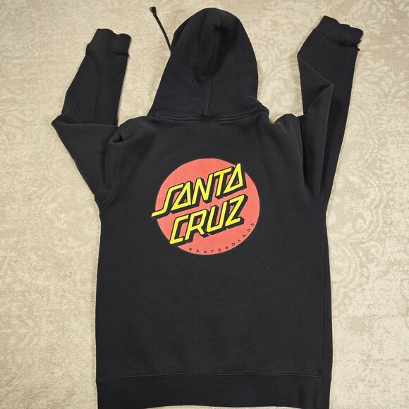 Santa Cruz Skateboards Hoodie- Men’s Small, Damaged Condition -See All Pictures - Picture 2 of 10